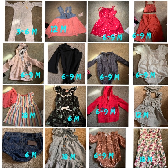 baby girl clothes are used and I ask 120 for everything! - Picture 2 of 6